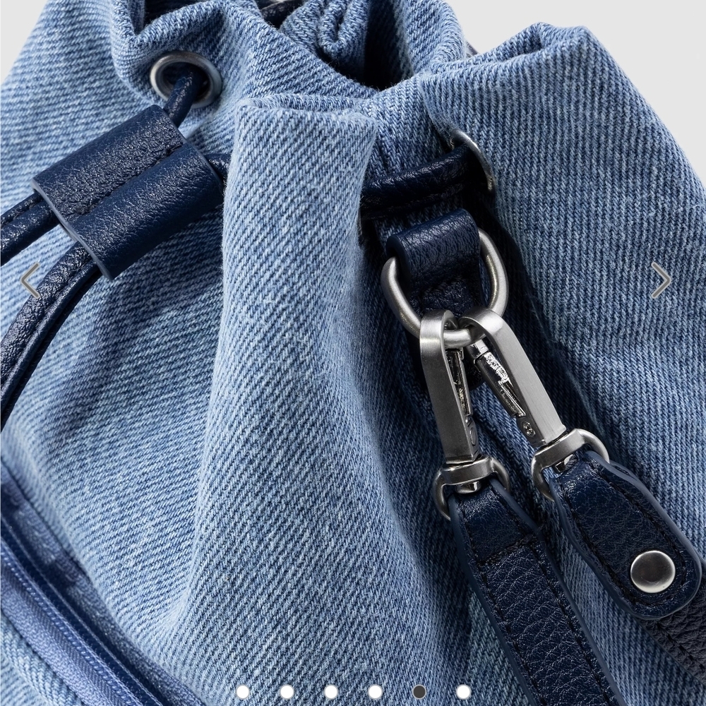 Levi's Denim Blue Women's Bucket Bag - Picture 11 of 14